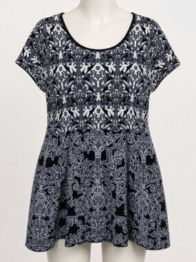 Jessica Simpson Bernini Floral Sweater Dress Women Size Junior Plus 2X